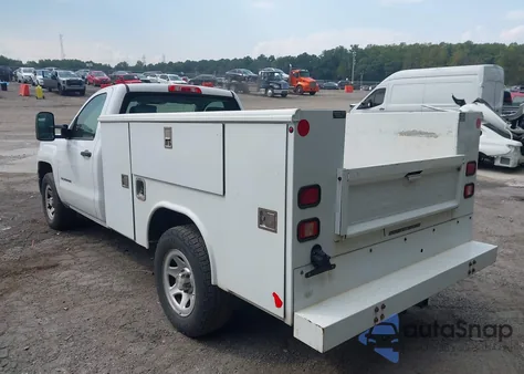 2015 Chevrolet Silverado 1500 Wt из США, поврежденный, VIN 1GCNCPEC9FZ344634